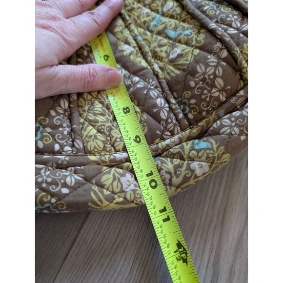 Vera Bradley Quilted Shoulder Bag Saddle Up Sitting in a Tree Brown/Yellow - Picture 6 of 7